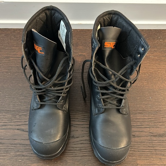 STC steel toe work construction boots - Picture 3 of 10